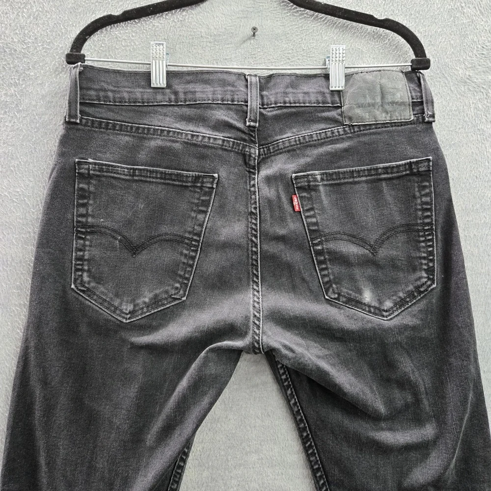 Levi's 511‎ Men Jeans 32X32 Black Denim Slim Fit 29